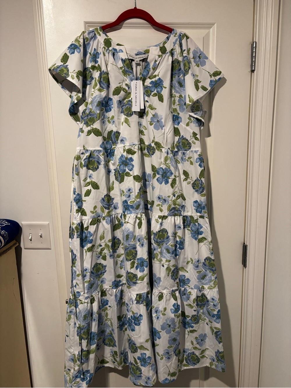 Blue Floral Dress